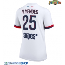 Maglie da calcio Paris Saint-Germain Nuno Mendes #25 Seconda Maglia Femminile 2025-26 Manica Corta